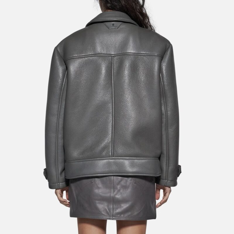 JACKET IN SKIN - GREY - Image 3