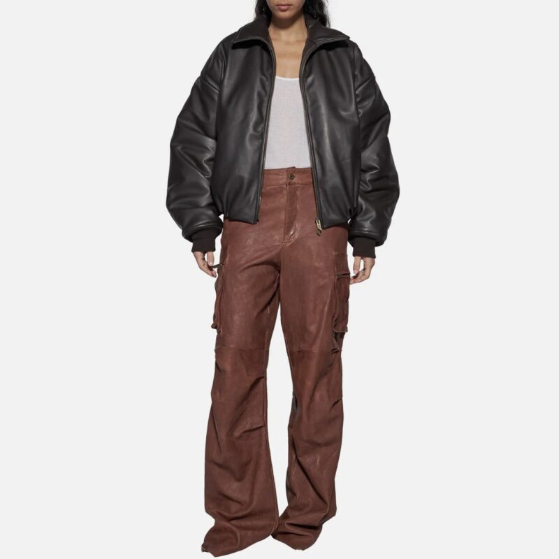 PANT IN SKIN - WOOD - Image 2