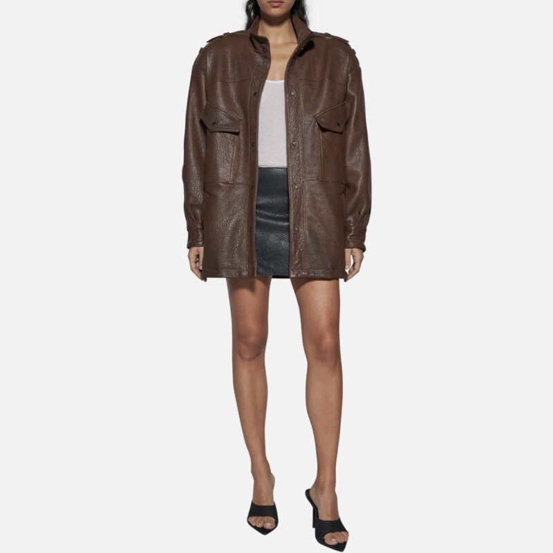JACKET IN SKIN - BROWN - Image 2