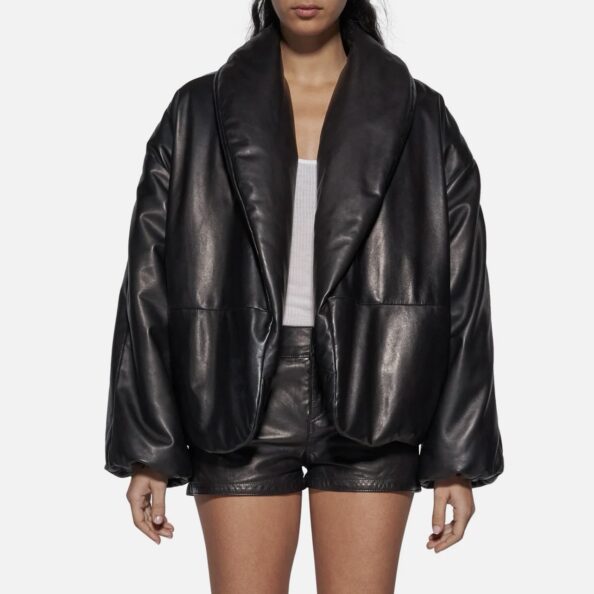 LEATHER JACKET - BLACK