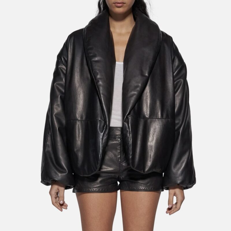 LEATHER JACKET - BLACK