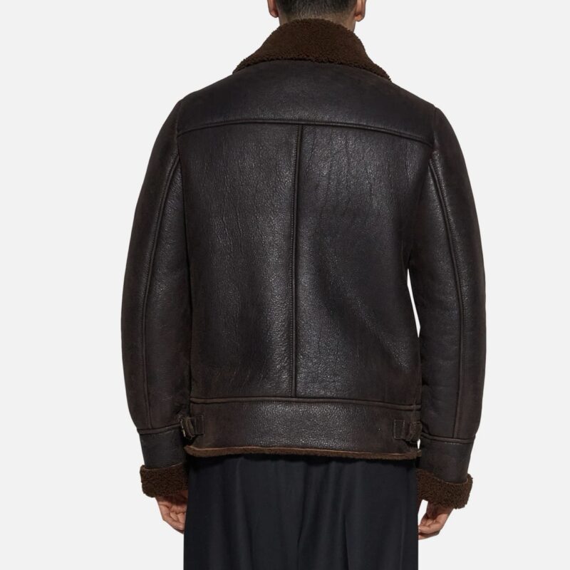 JACKET IN SHEARLING - BROWN - Image 2