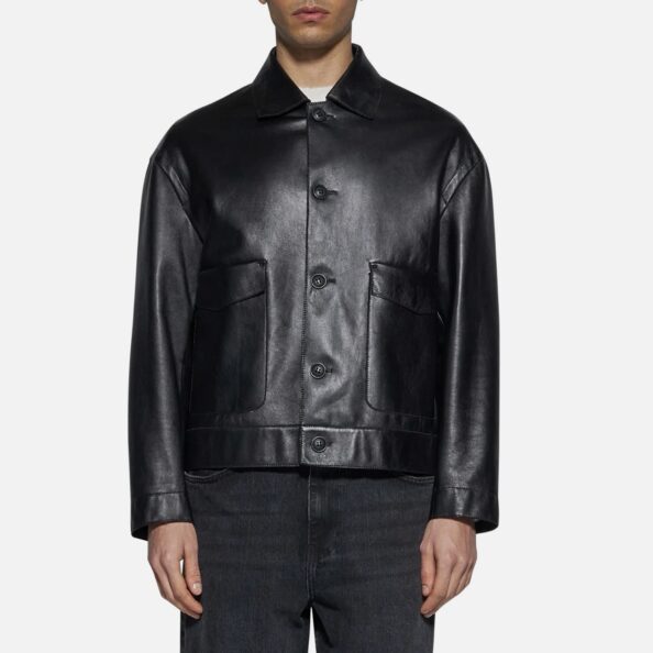 LEATHER JACKET - BLACK