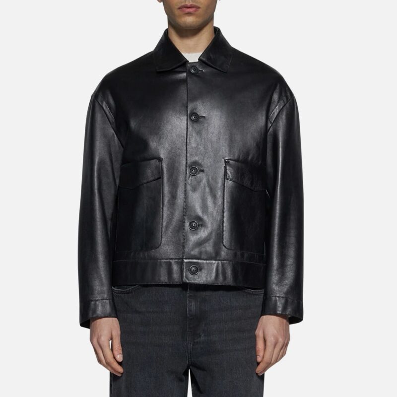 LEATHER JACKET - BLACK