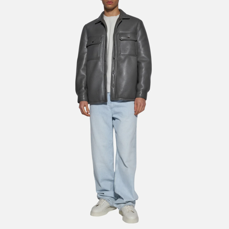 JACKET IN SKIN - GREY - Image 2