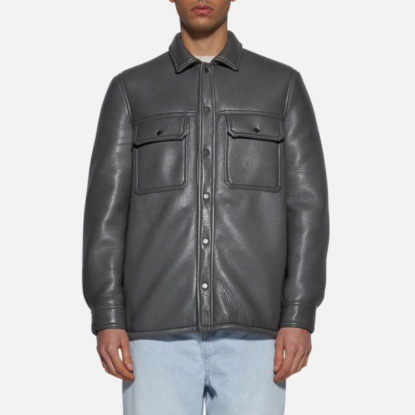 JACKET IN SKIN - GREY