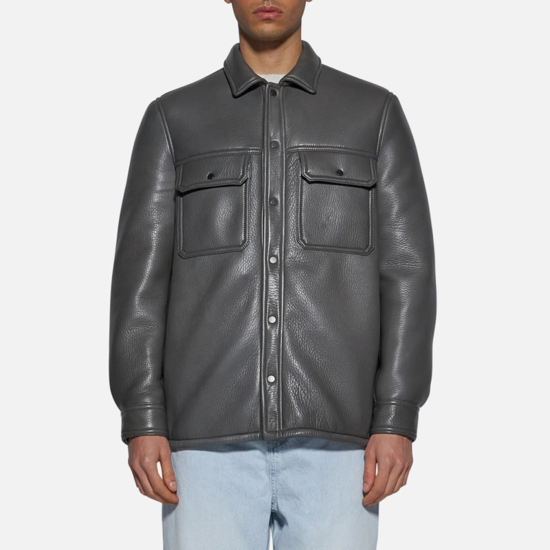 JACKET IN SKIN - GREY