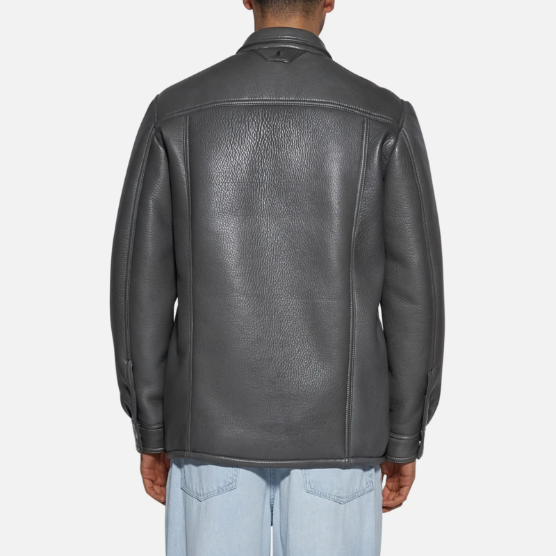 JACKET IN SKIN - GREY - Image 3