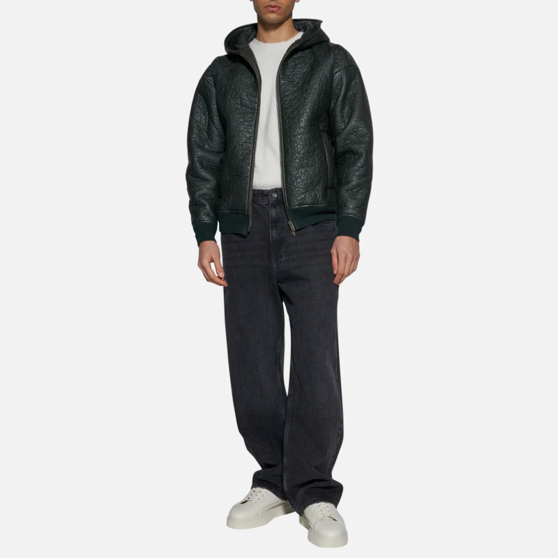 SWEATSHIRT IN SKIN - DARK GREEN - Image 2