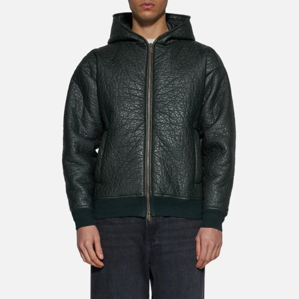 SWEATSHIRT IN SKIN - DARK GREEN