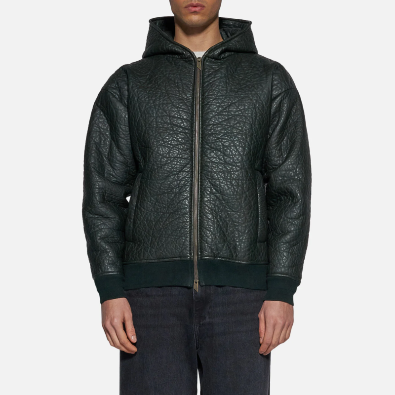SWEATSHIRT IN SKIN - DARK GREEN