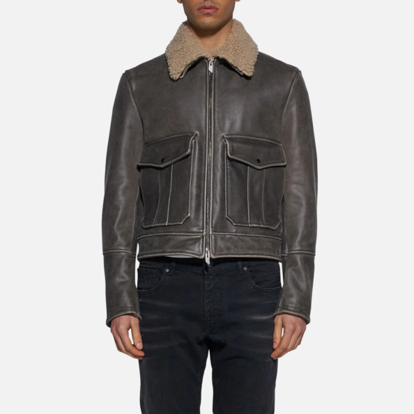 LEATHER JACKET - BLACK