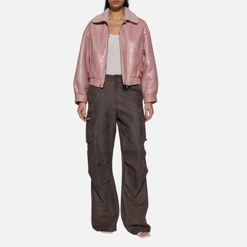 PANT IN SKIN - STONE - Image 2