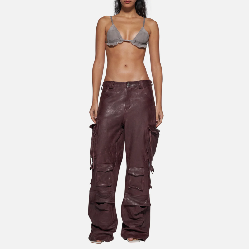PANT IN SKIN - PRUNE - Image 2