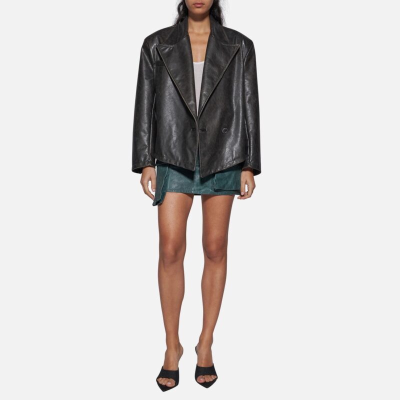 BLAZER IN SKIN - BLACK - Image 2
