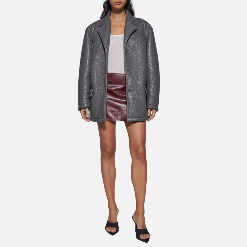 JACKET IN SKIN - GREY - Image 2