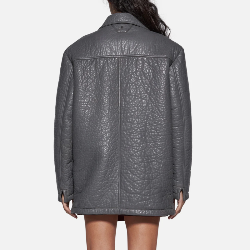 JACKET IN SKIN - GREY - Image 3