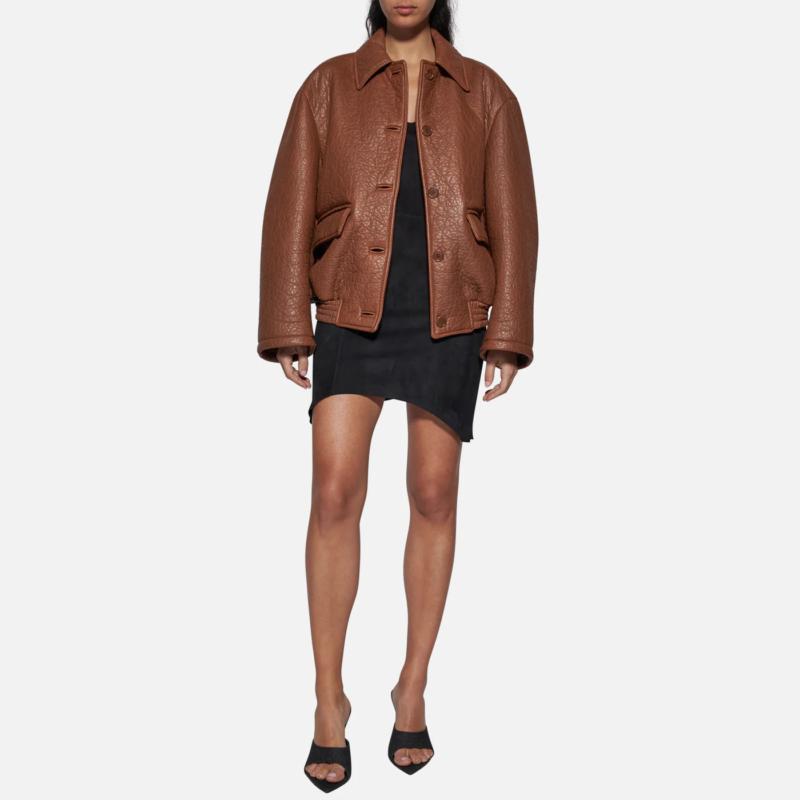 JACKET IN SKIN - TOBACCO - Image 2