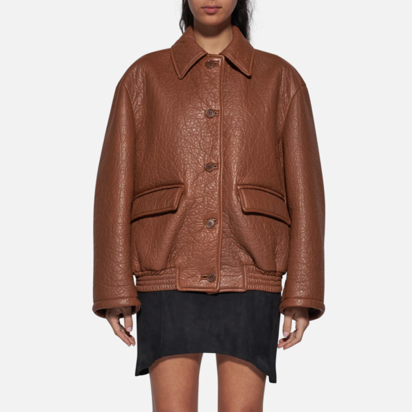 JACKET IN SKIN - TOBACCO