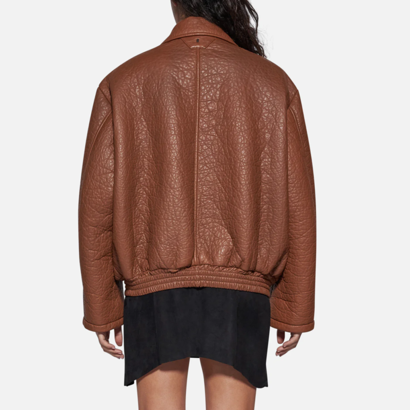 JACKET IN SKIN - TOBACCO - Image 3